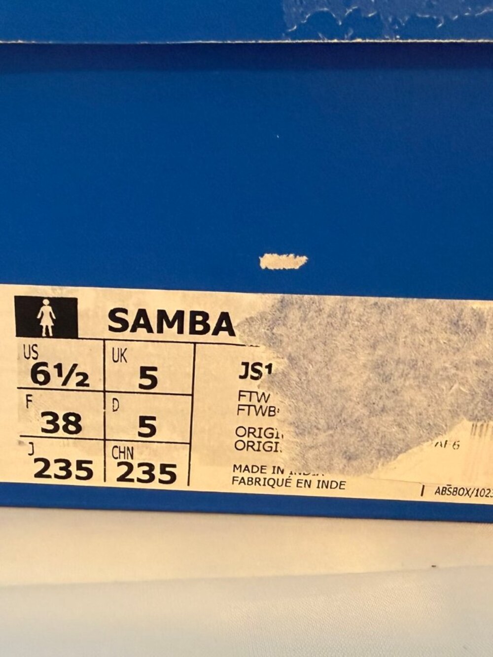 adidas Women's Samba OG Shoes, Off White / Sandy Pink / Gum, Women Size 6.5 NIB - Picture 8 of 8